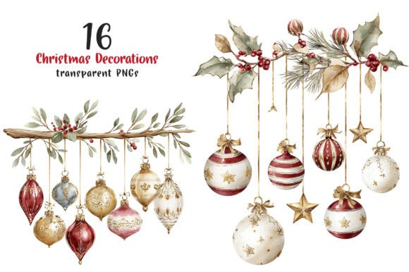 Download Christmas Decorations Clipart - Christmas decorations Collection