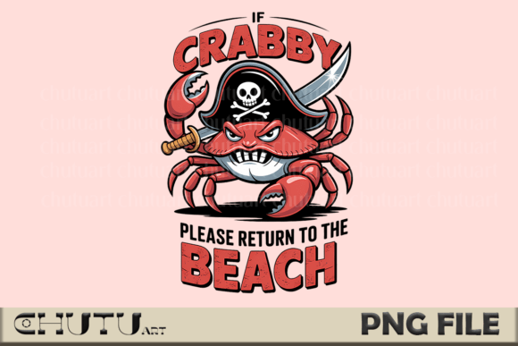 Download Crabby Pirate PNG - Funny Beach Quote - Quote Collection