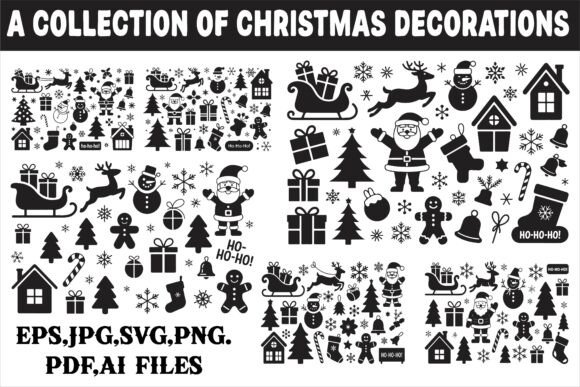 Download A Collection of Christmas Decorations - Christmas decorations Collection