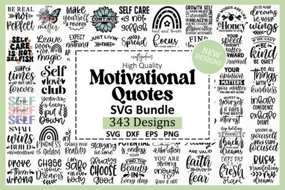 Download Big Motivational Quotes 343 SVGs - Quote Collection