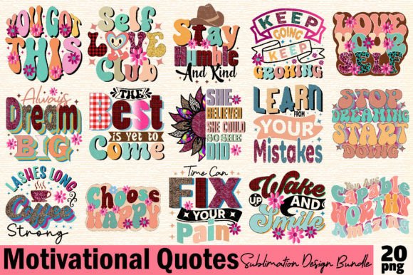 Download Motivation Quotes Sublimation Design Bun - Quote Collection