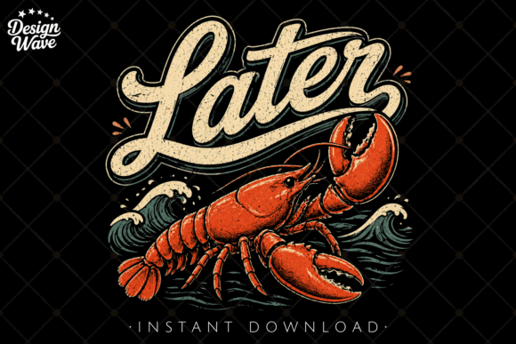 Download Later Lobster Funny Beach Quote PNG - Quote Collection